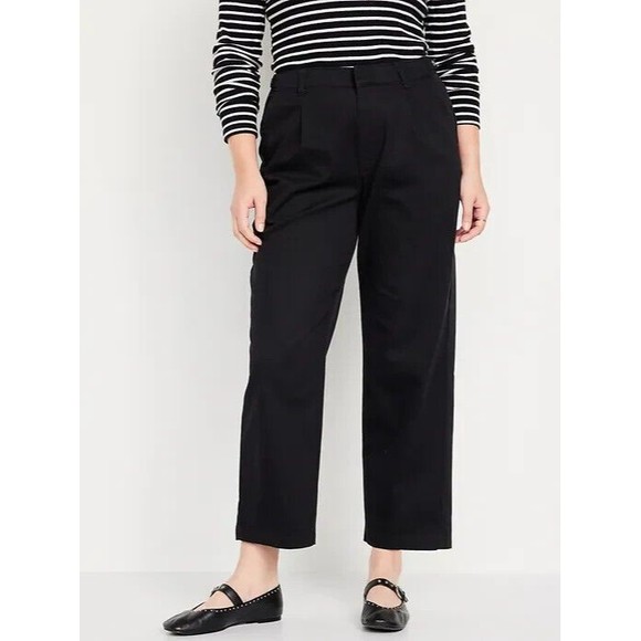 Old Navy Classic Black Straight Leg Trousers - Picture 2 of 9